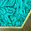 Thumbnail: Hand painted malachite hexagonal tripod table