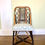 Thumbnail: Antique Italian cane backed chair