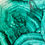 Thumbnail: Hand painted malachite hexagonal tripod table
