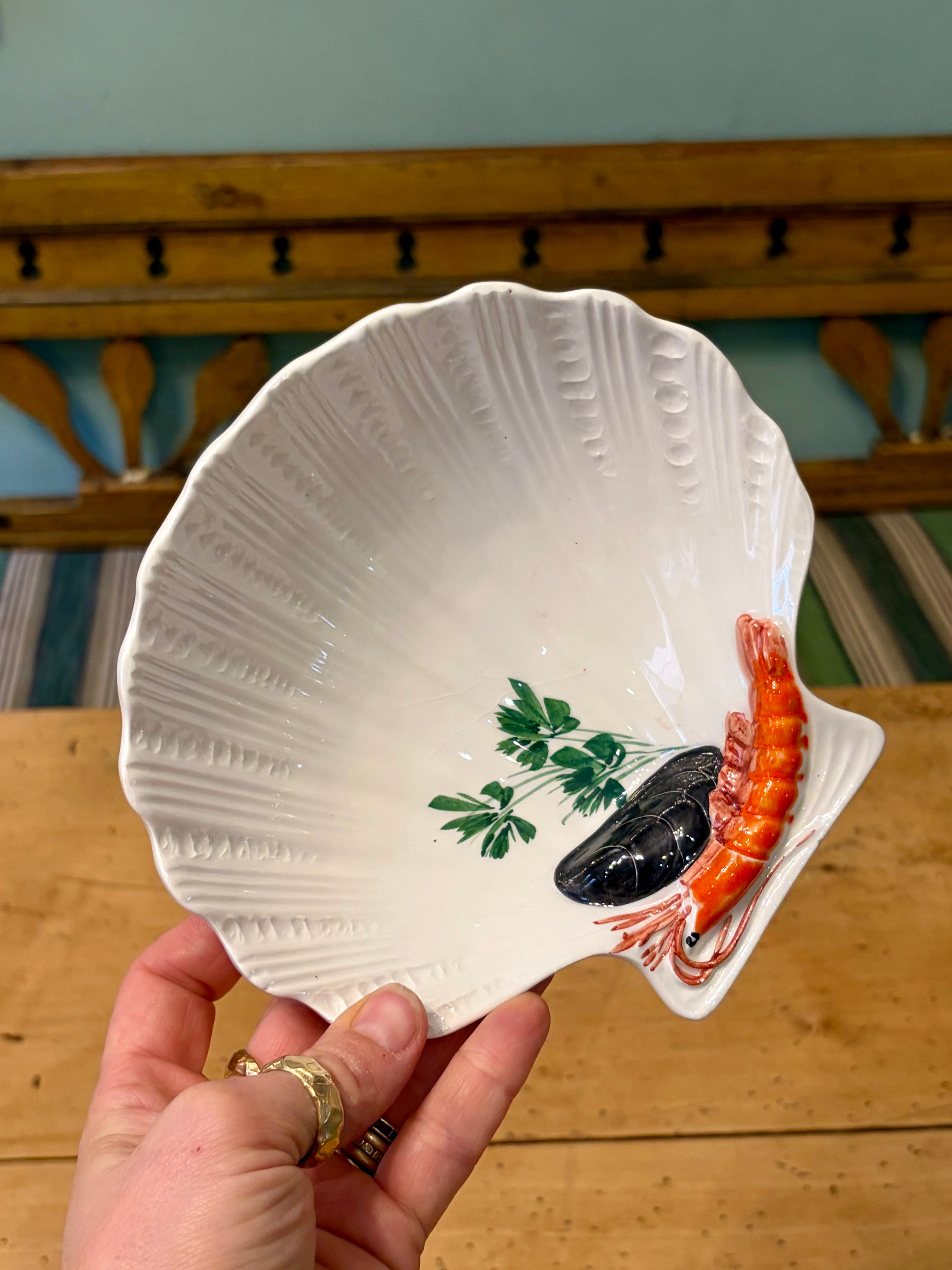 Italian Majolica Seafood dish