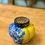 Thumbnail: Bohemian glass flower bowl