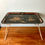 Thumbnail: Vintage enamel oriental tray