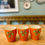 Thumbnail: Vintage Crown Devon jug and cups