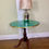 Thumbnail: Malachite painted antique tripod table