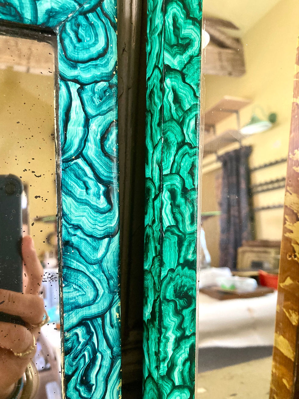 Thumbnail: Various hand painted antique mirrors