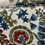 Thumbnail: Antique armchair in Zoffany crewel work fabric