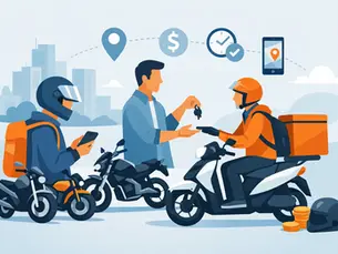 Motorcycle Rental for Gig Workers That Works