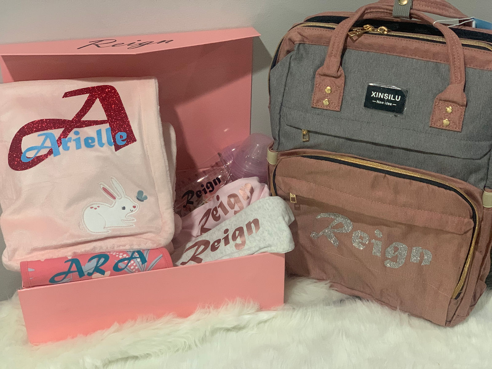 customized SHE READY! baby bundle kit