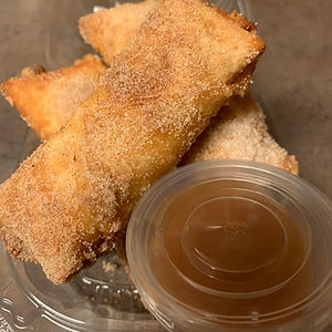 stuffed cheesecake egg rolls