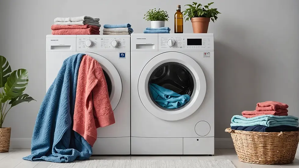 Washing clothes in cold water is more energy-efficient.