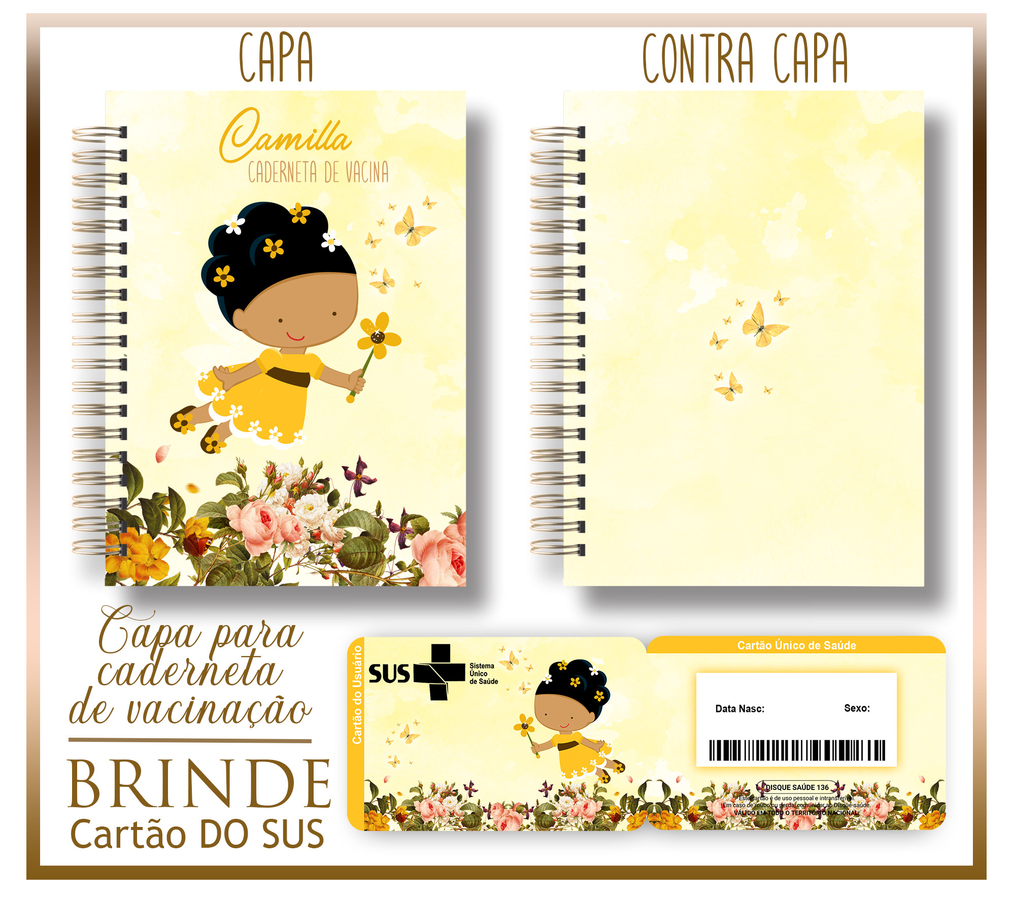 Caderneta de Vacina Fadinha