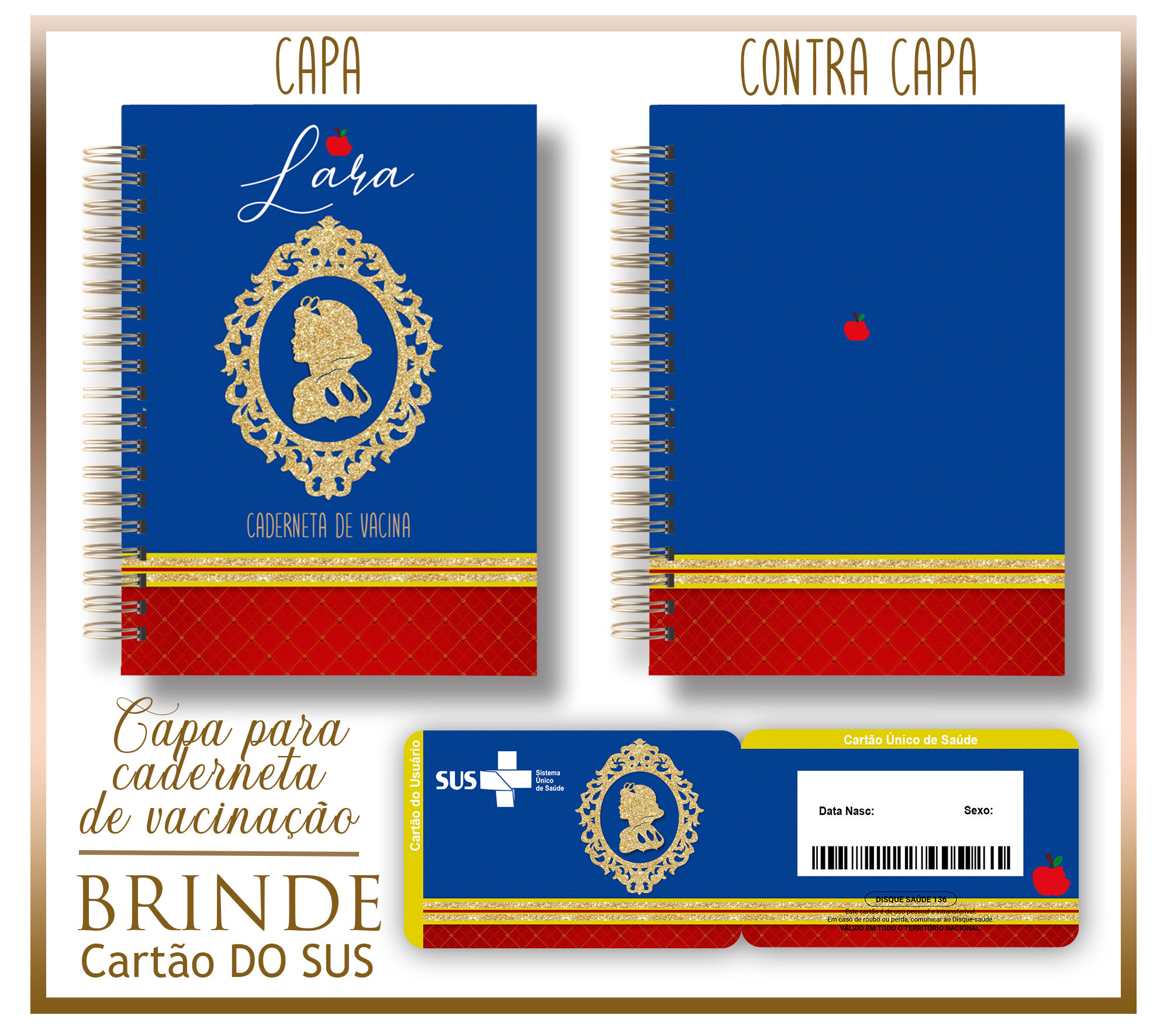 Caderneta de Vacina Branca de Neve