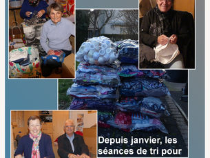 Le container partira mi février …