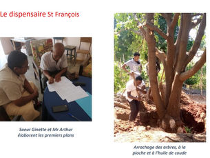 Construction du dispensaire médical de Port Bergé