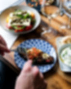 Entrée à l'aubergine | Restaurant Yamas