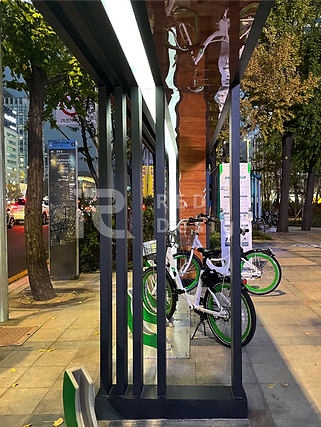 서울자전거 따릉이 보관대
