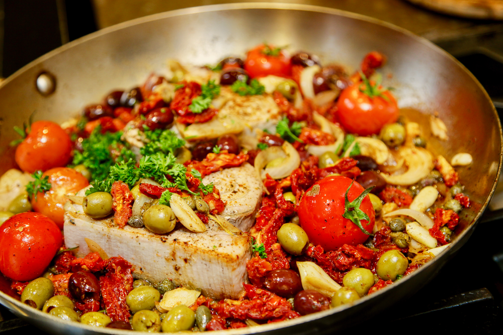 Swordfish Puttanesca