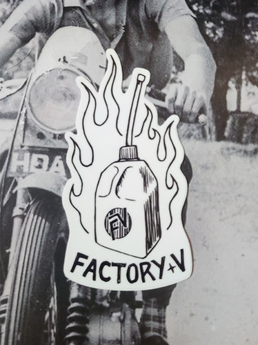Gas Tech Sticker GAS CAN STICKER | Factory V