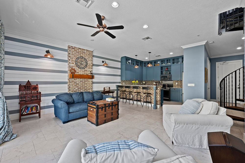 Open concept living area