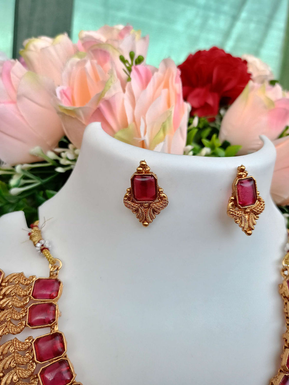 Thumbnail: Antique Bridal Sufi Necklace Set 
