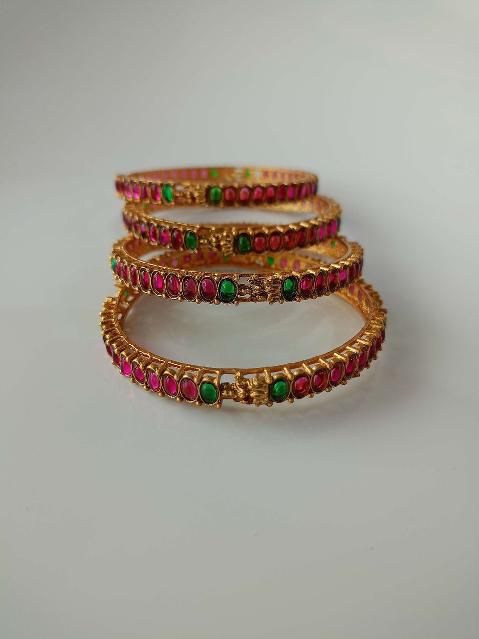 Thumbnail: Nagas Multistone Bangles (per piece )