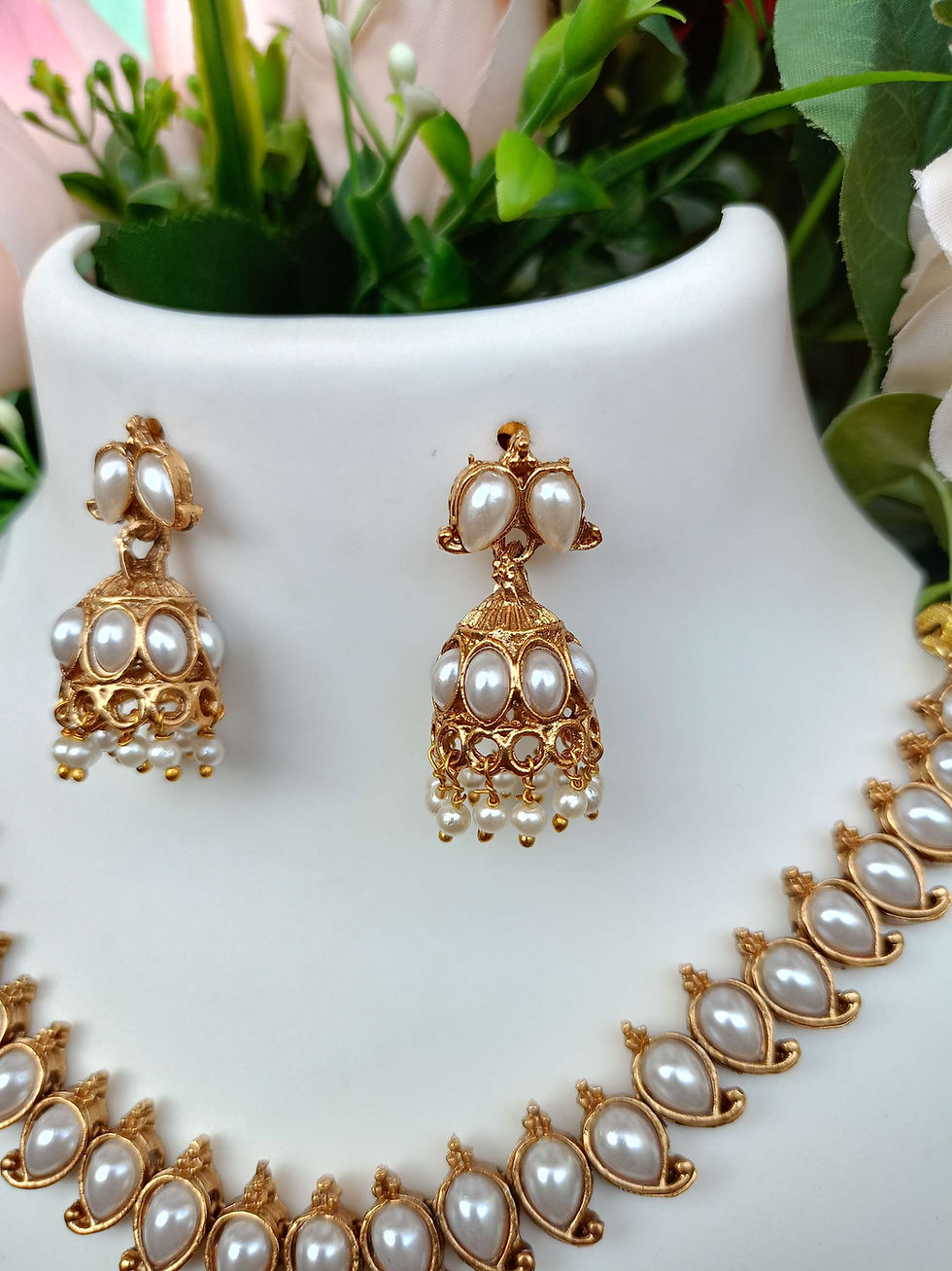 Thumbnail: Antique Mango Necklace Set 