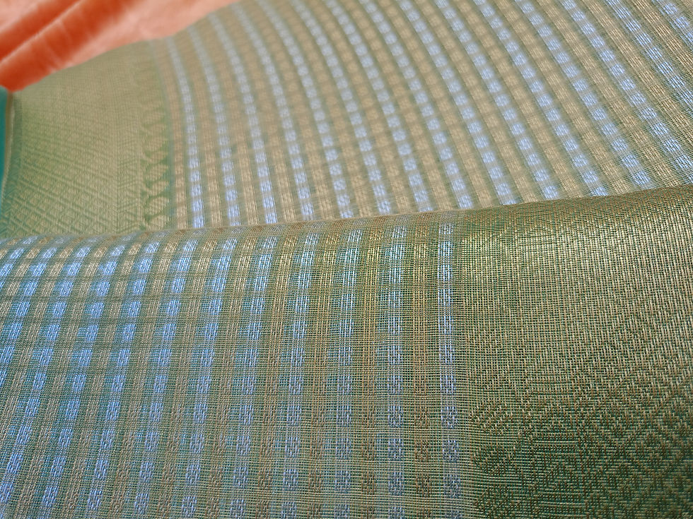 Thumbnail: Tissue Silk Semi Bridal Saree