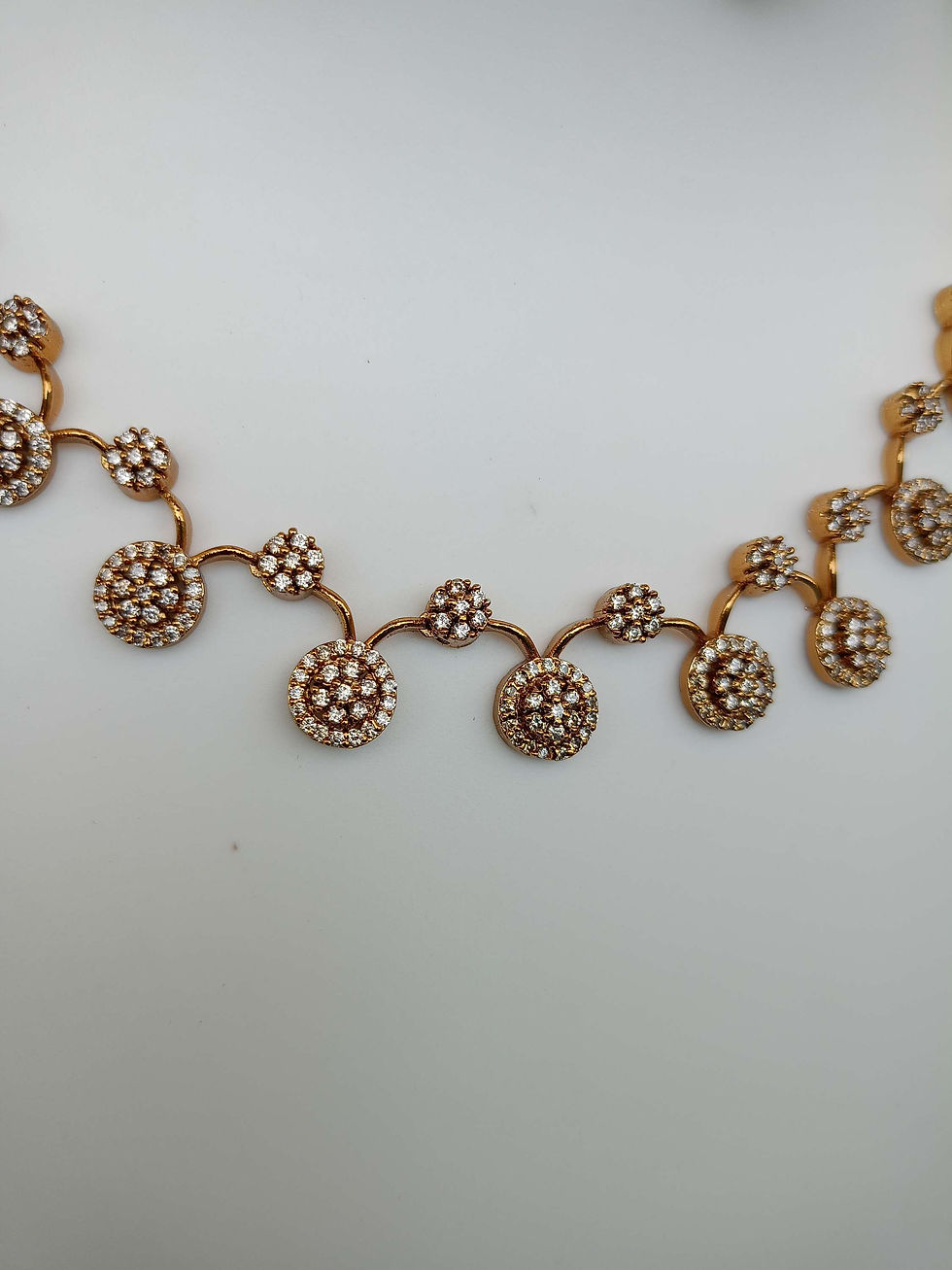 Thumbnail: Premium  AD Floral Necklace Set