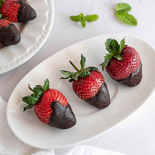 Les fraises au chocolat