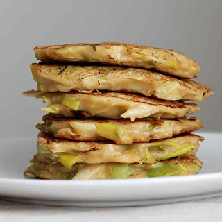 Les pancakes de poireaux