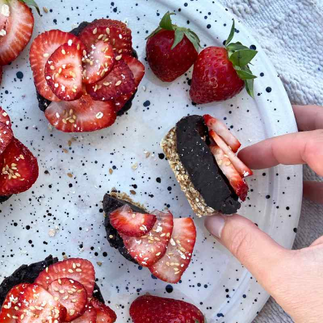 les tartelettes sans cuisson fraise et chocolat