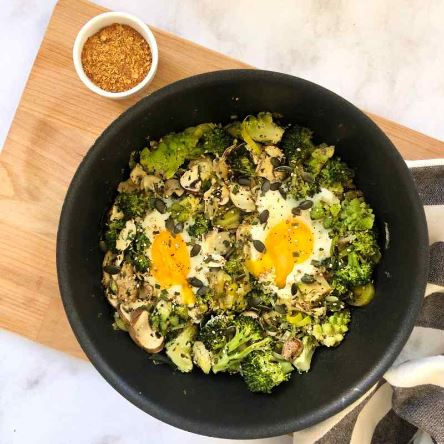 La chakchouka ou shakshuka verte