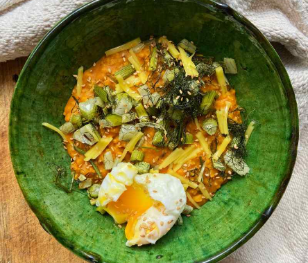 Le porridge au potiron et fenouil rôti