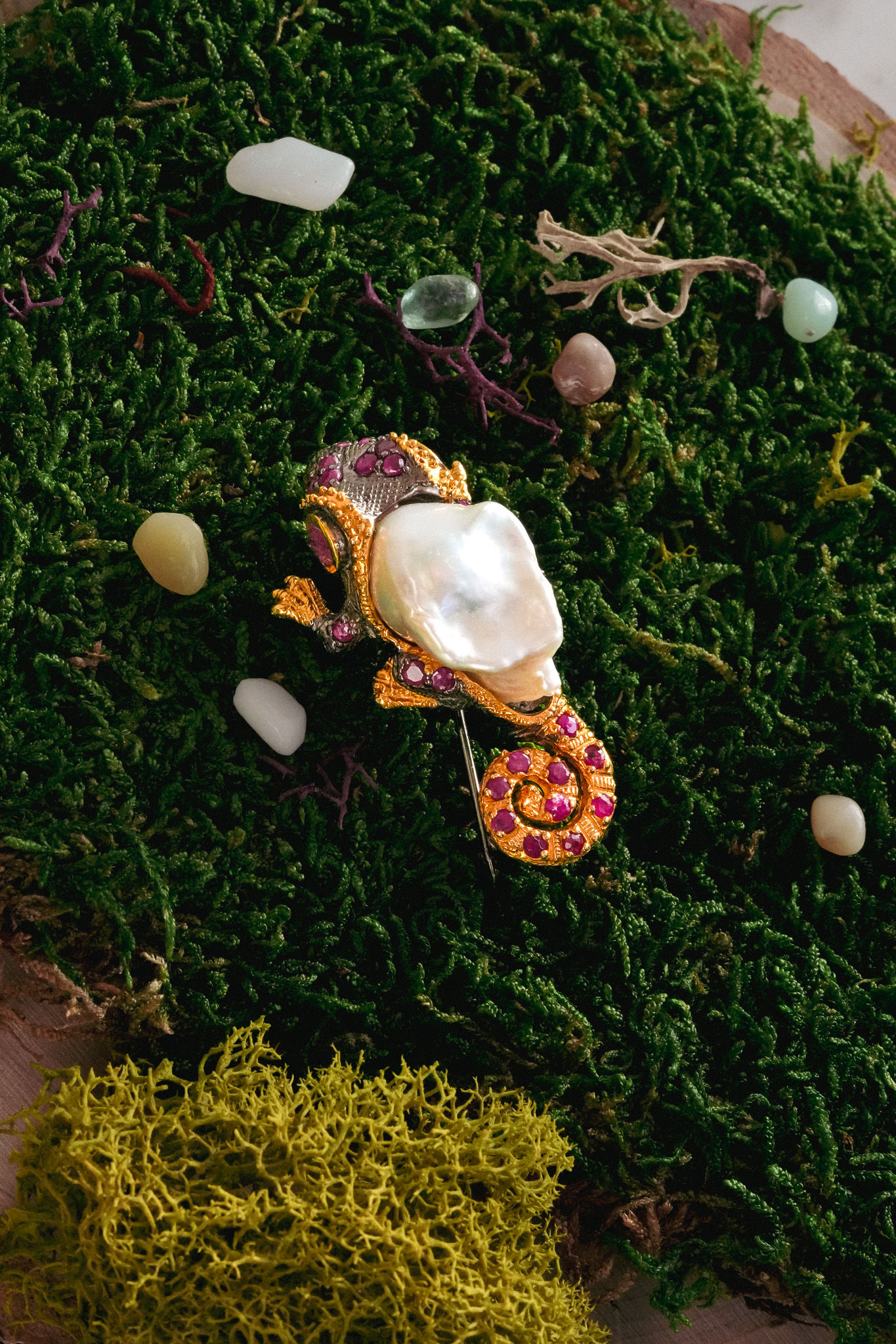 Gecko Brooch