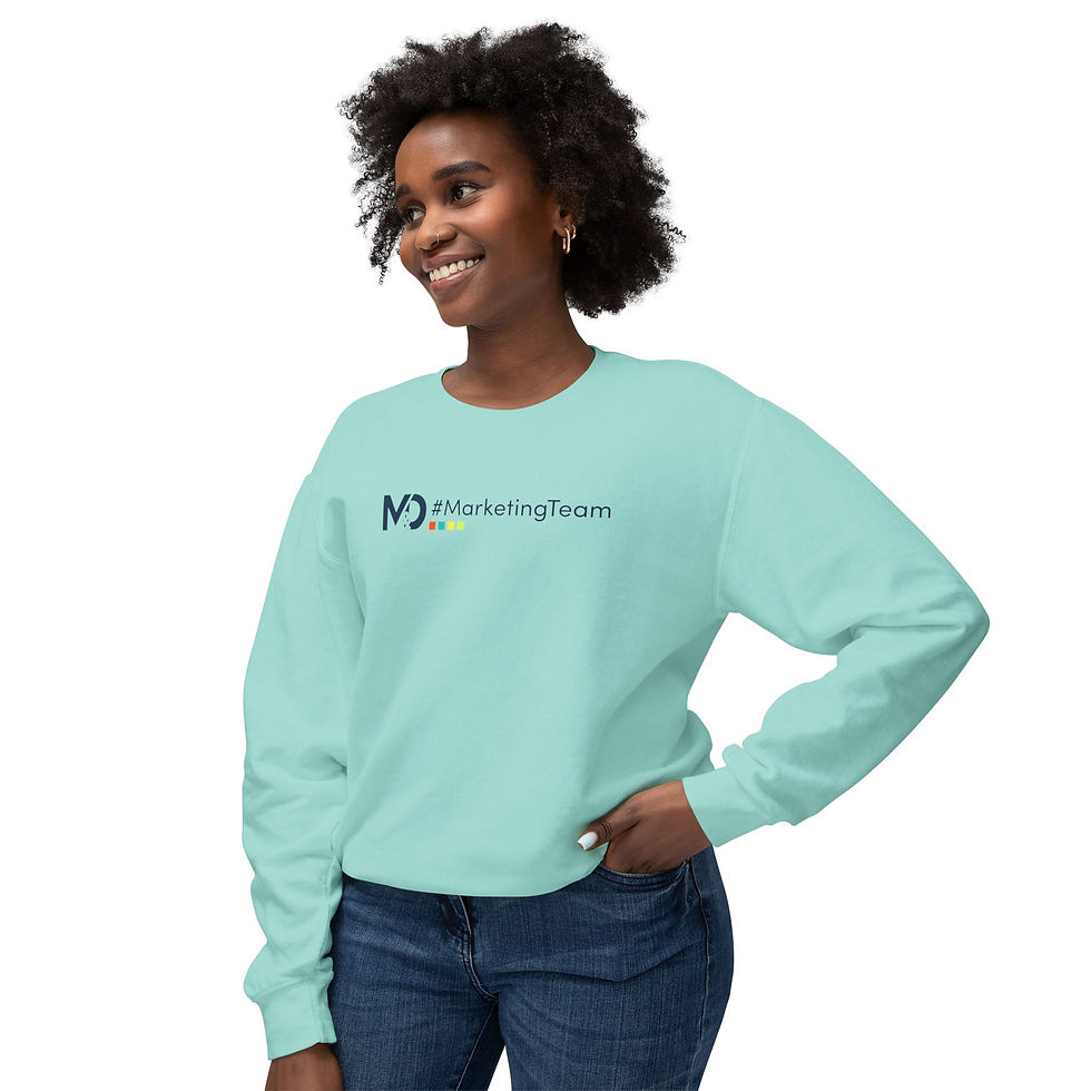 Thumbnail: M&D Marketing Team - Unisex Lightweight Crewneck Sweatshirt