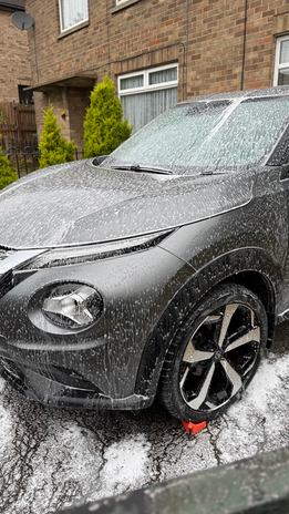 Close up of Nissan Juke