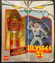 ulysse 31 robot le pompier popy france 1981 boxed