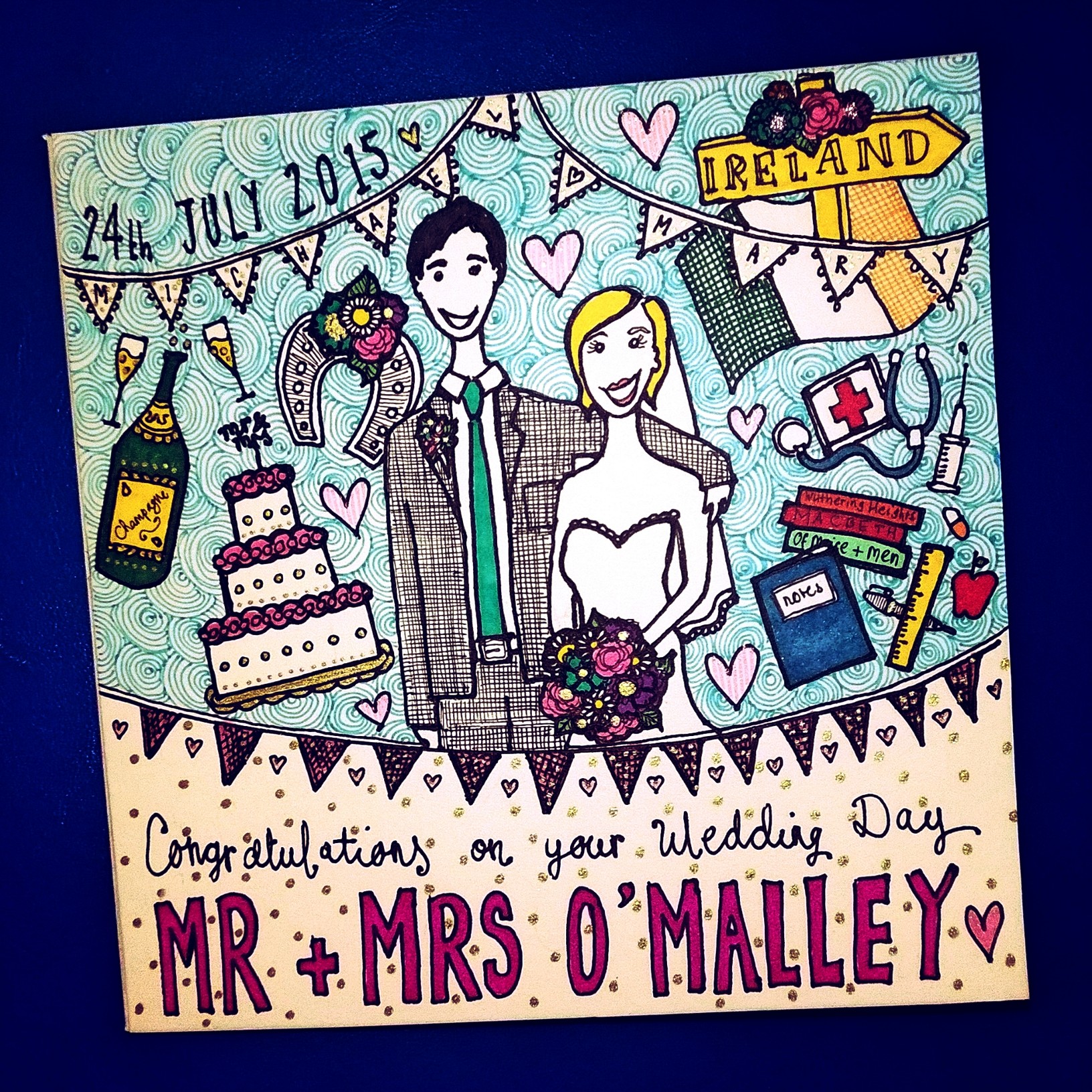 Bespoke Wedding Card