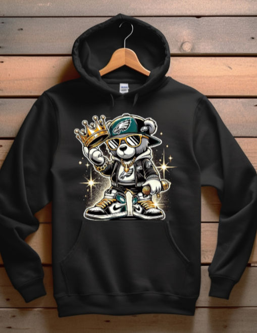 Thumbnail: Eagles Bear - Youth Hoodie