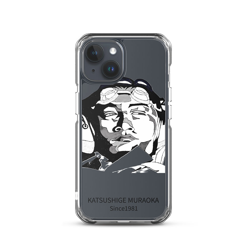 サムネイル： iPhoneクリアケース／イラストフェイス