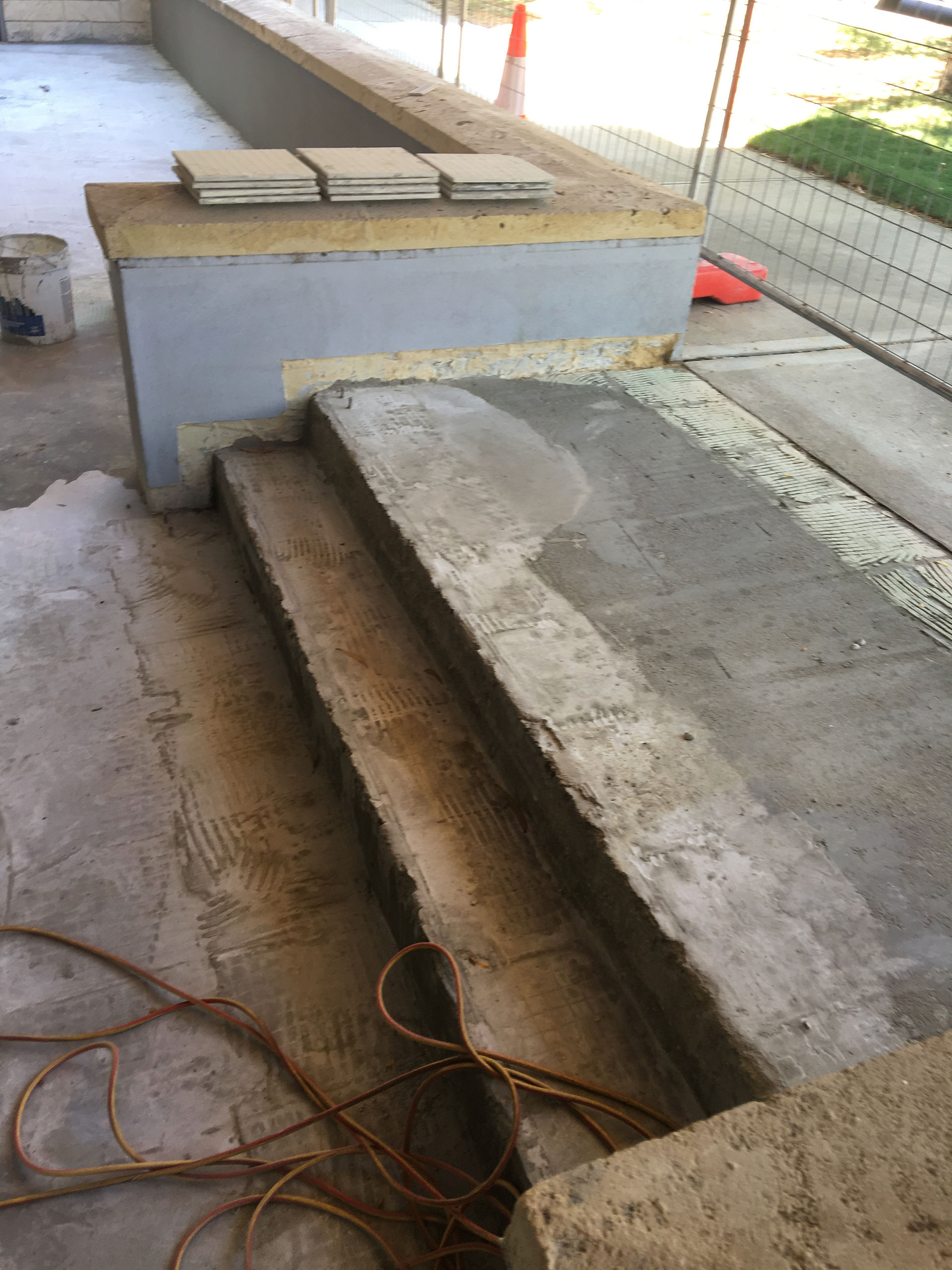 Conspar waterproofing works at this multi-storey office and residential block in Subiaco.