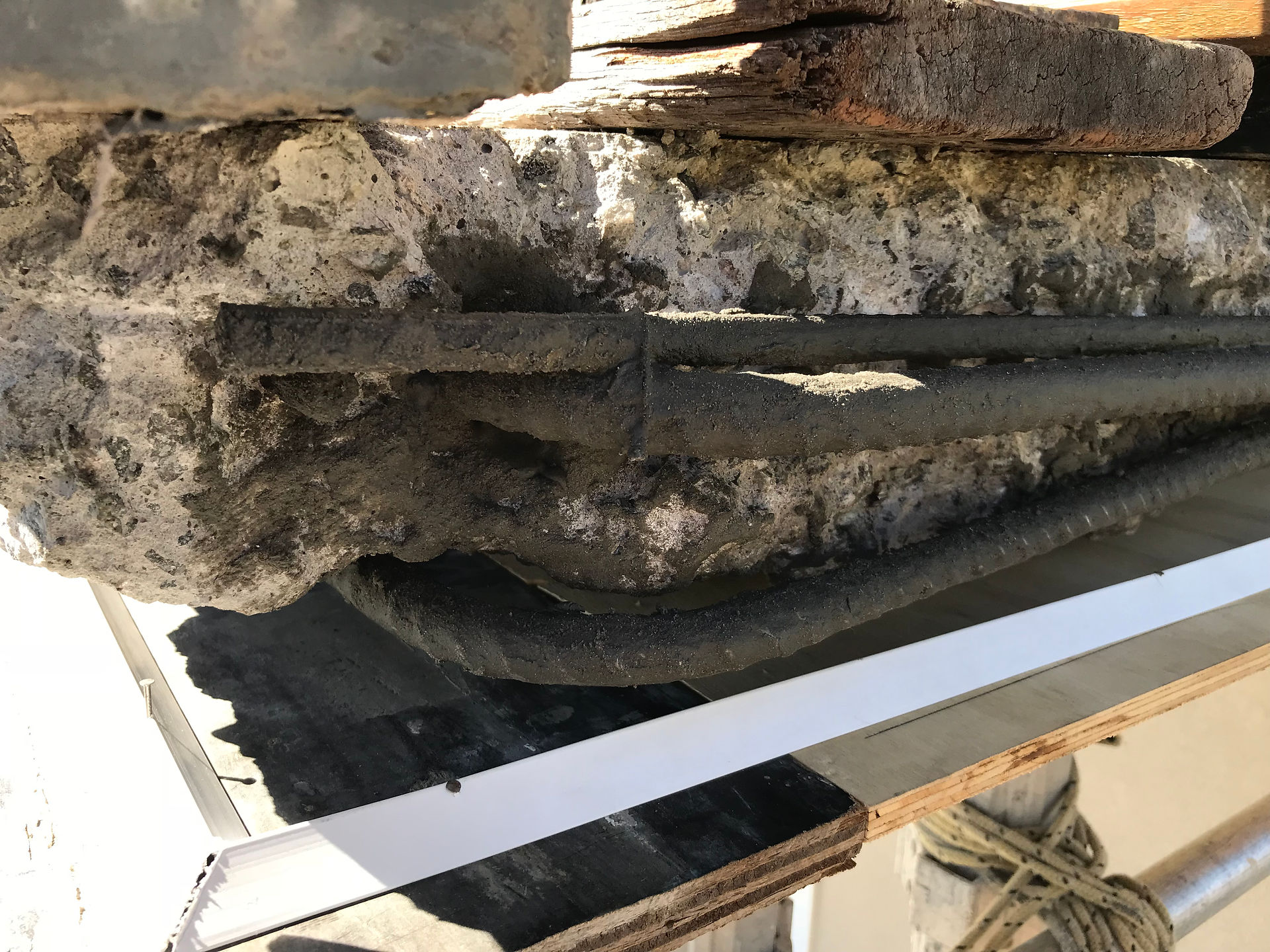 Treatment of concrete cancer at the balcony of a property in Scarborough