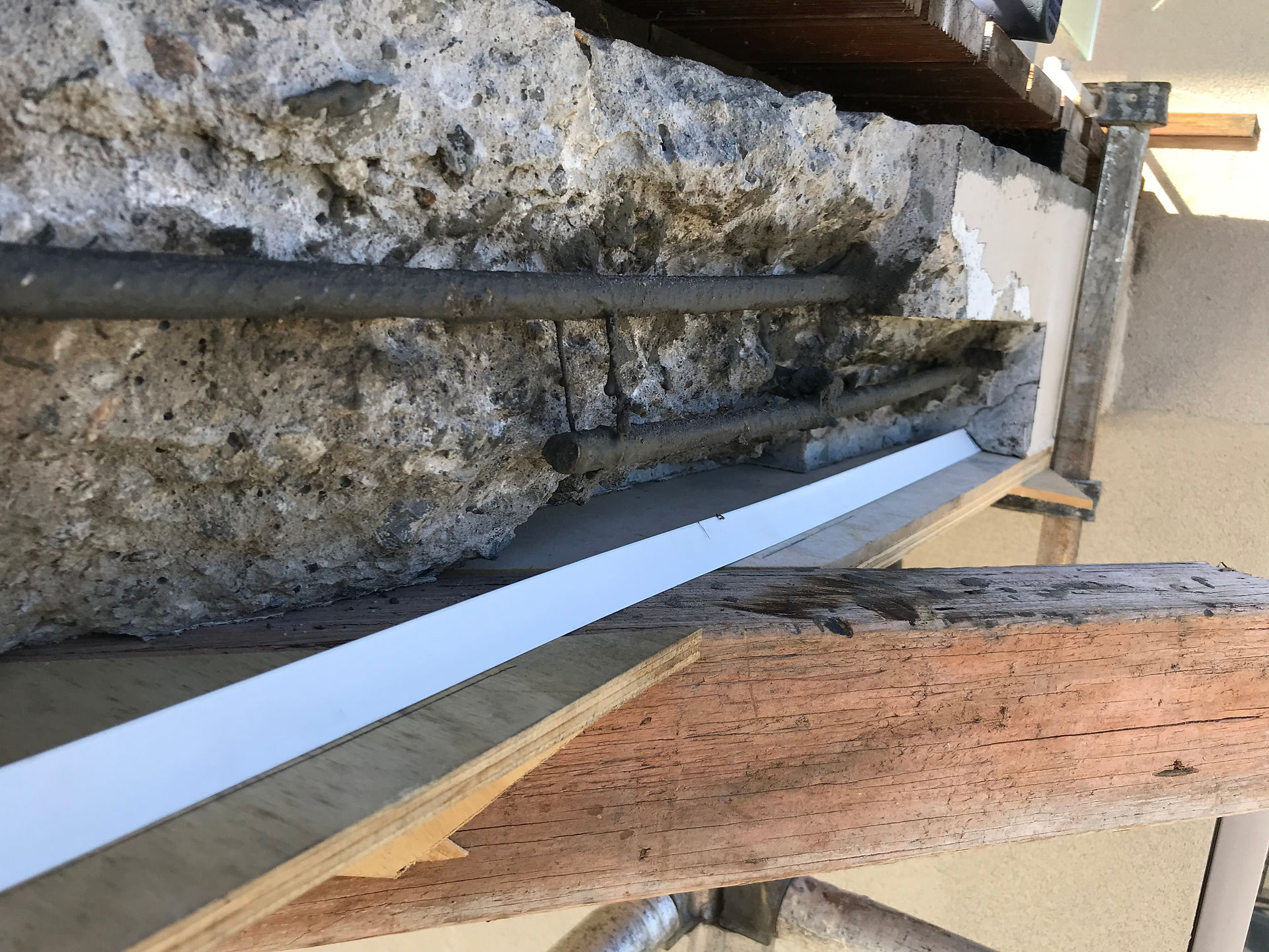 Treatment of concrete cancer at the balcony of a property in Scarborough