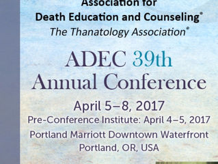 39th Annual Conference of Association for Death Education and Counselling