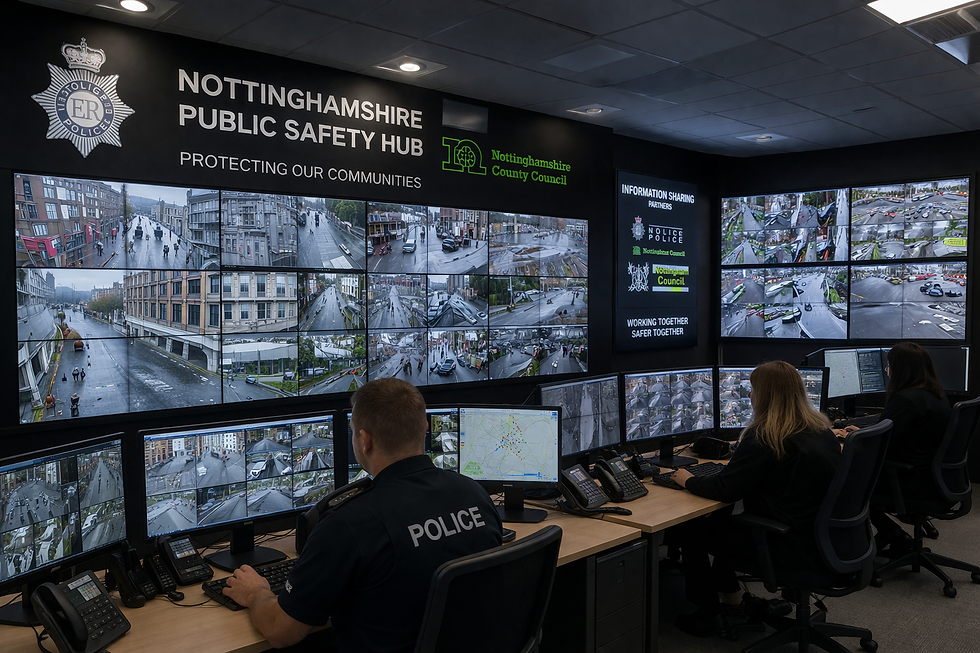 Inside Nottinghamshire’s CCTV Crime Hub: A New Frontline in the Fight Against Retail Theft and Street Crime