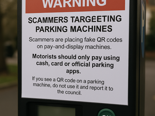 Major National Alert as 'Quishing' Scam Hits Parking Machines-£Thousands at Risk