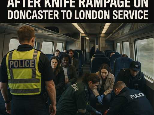 UK Train Terror Attack: Nine Fighting for Life After Knife Rampage on Doncaster to London Servicel
