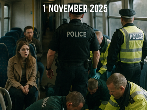 “Chaos on the UK Rails: Multiple Stabbings Spark Panic on UK Train”