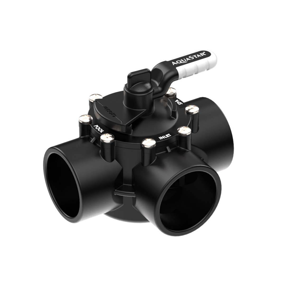 FlowStar® 3-Way Valve, 2'' Socket x 2.5'' Spigot