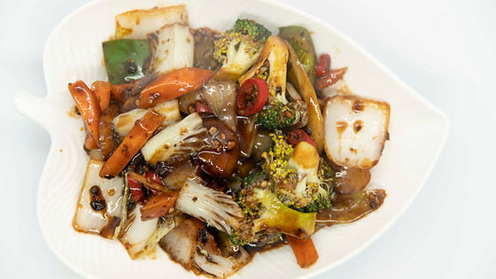 Mixed Vegetables in Black Bean Sauce